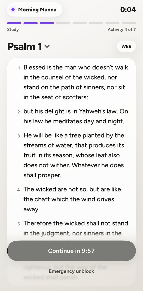 Study: read and respond to the Word